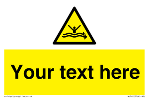 Custom Warning strong currents